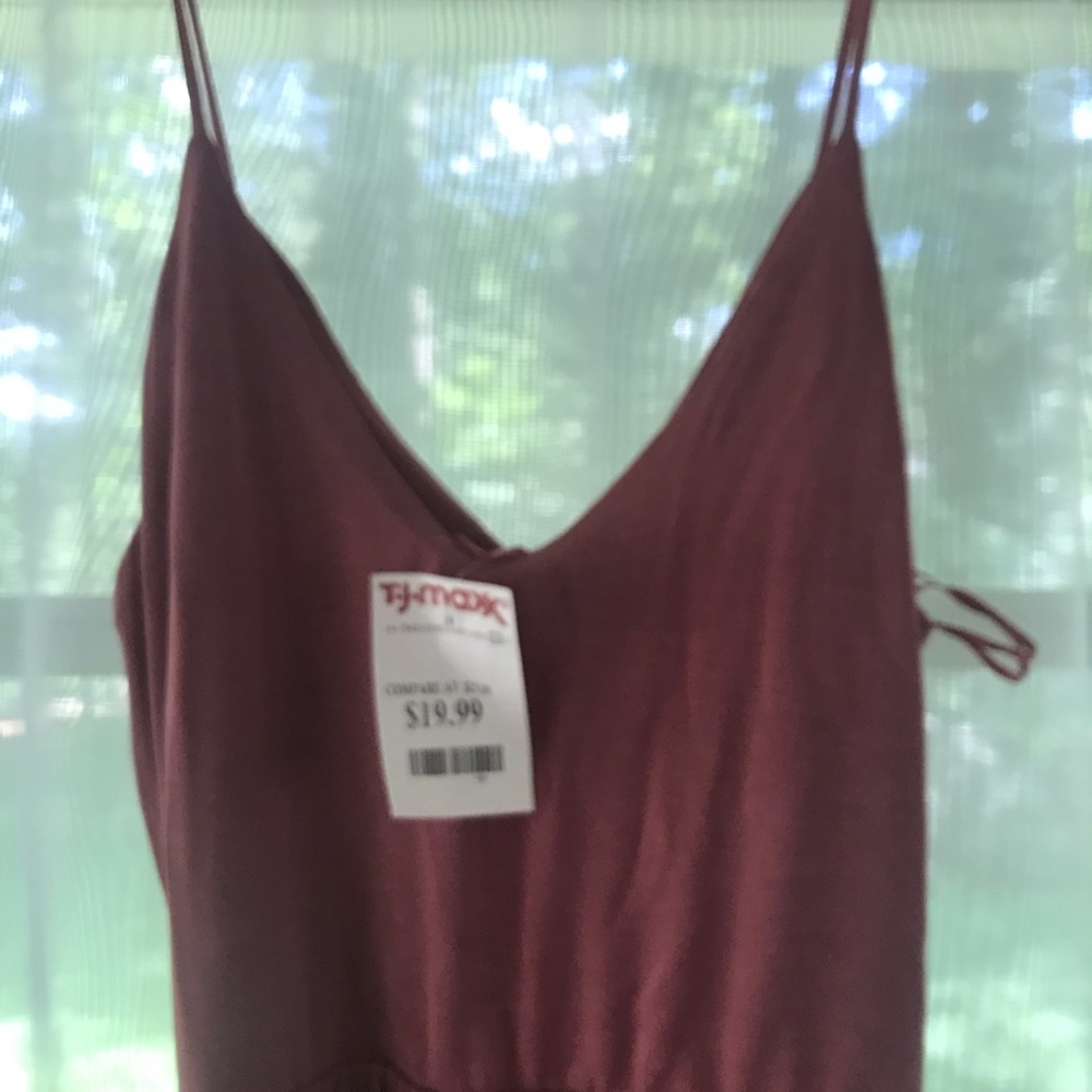 Light pink romper spaghetti strap, medium